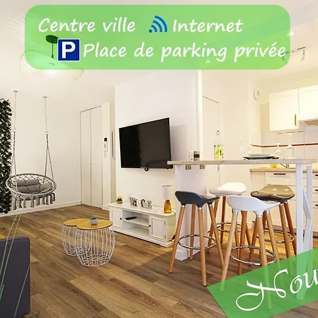 L'evasion Lourdaise Terrasse Centre Parking Wifi *